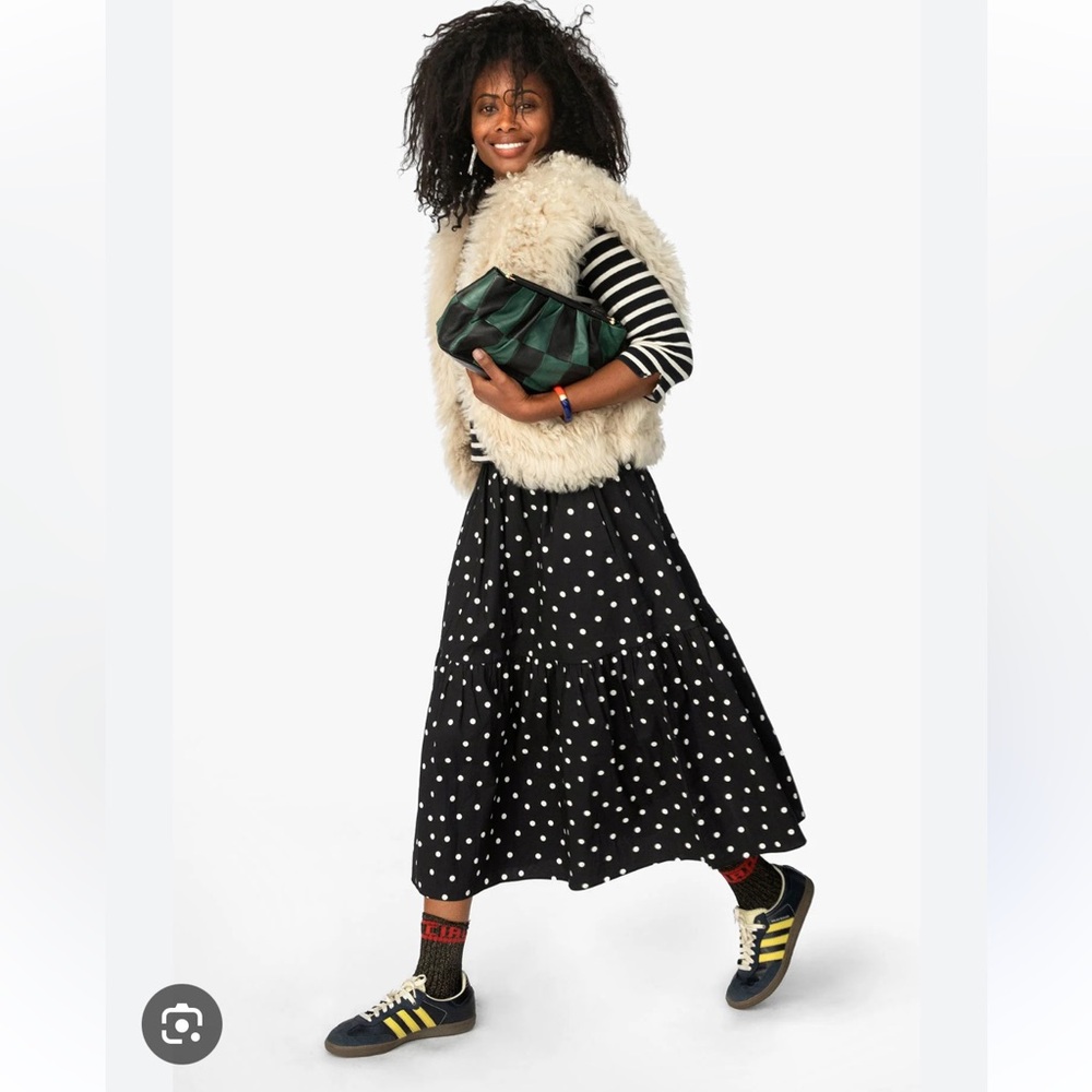 Clare V Polka Dot Skirt